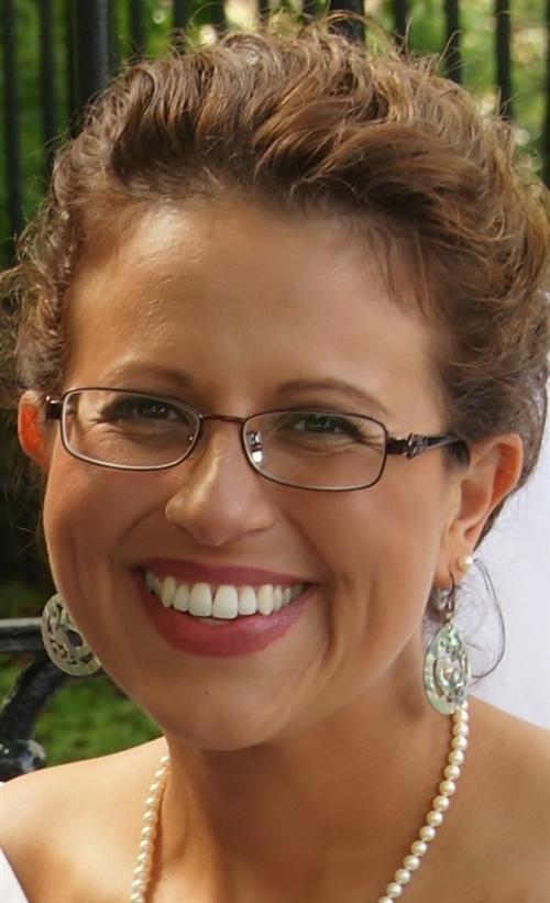 Ms. Mendez on her wedding day.  